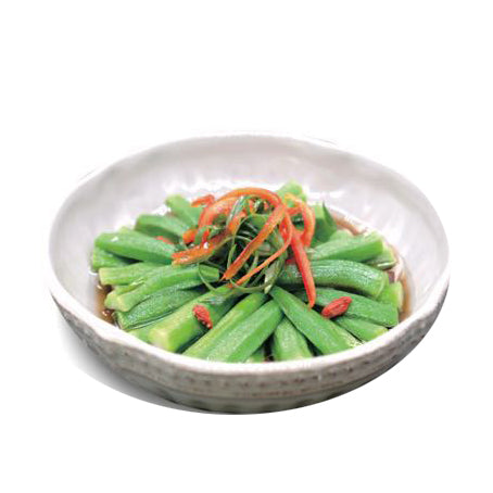 612 秋葵(葱油、白灼